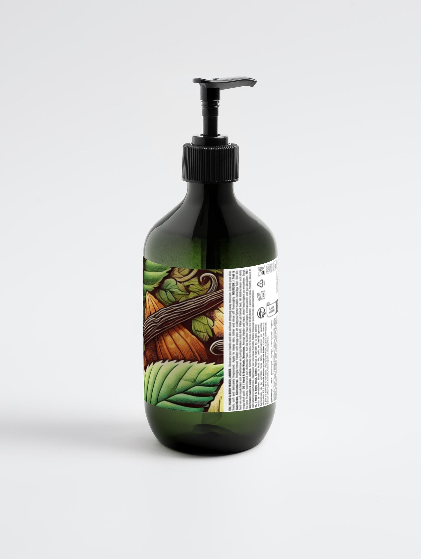 Gel douche, patchouli et vanille ambrée, 98% d'ingrédients naturel, bio, 490ml