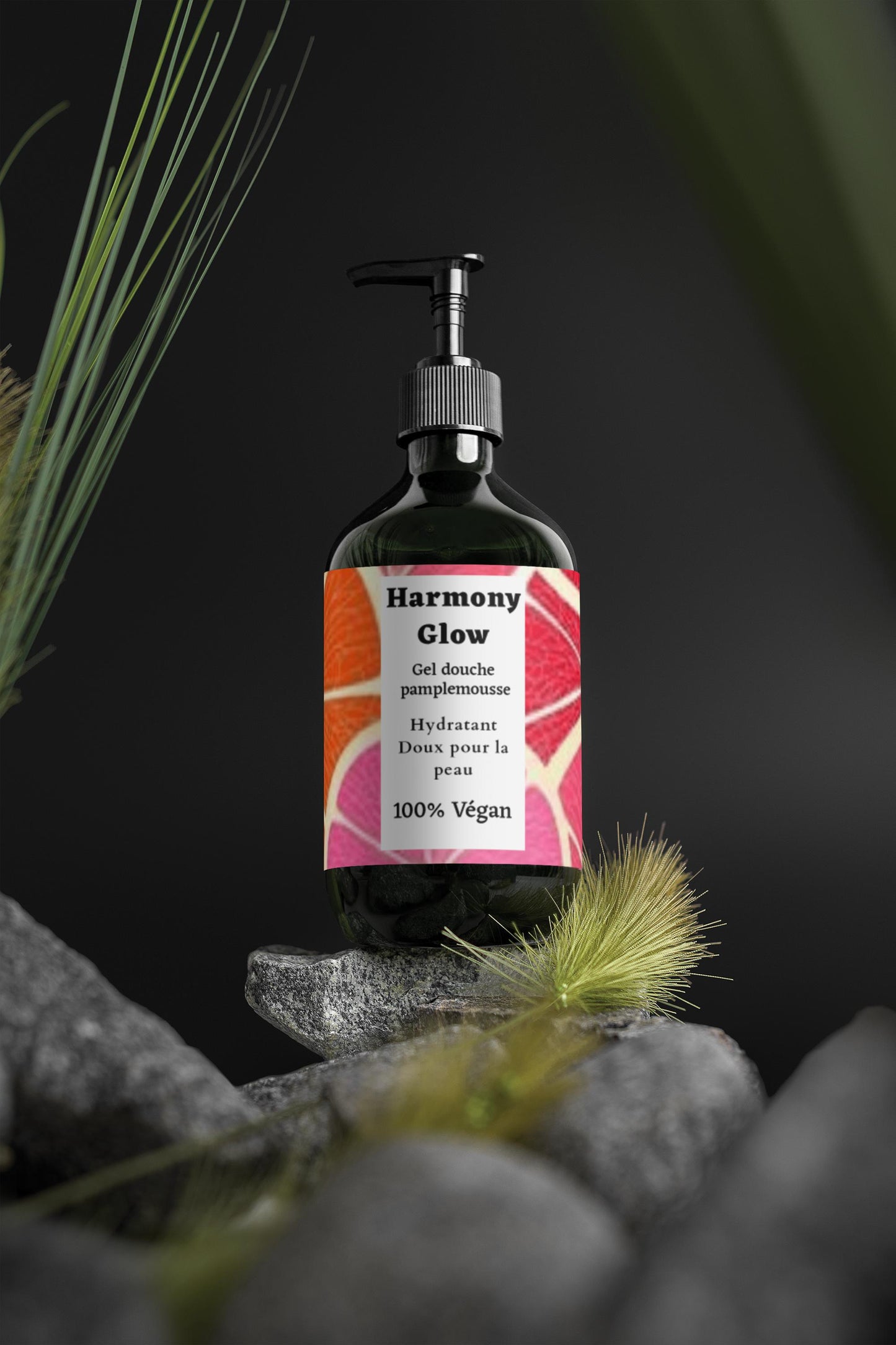 Gel douche, pamplemousse, 98% d'ingrédients naturel, bio, 490ml