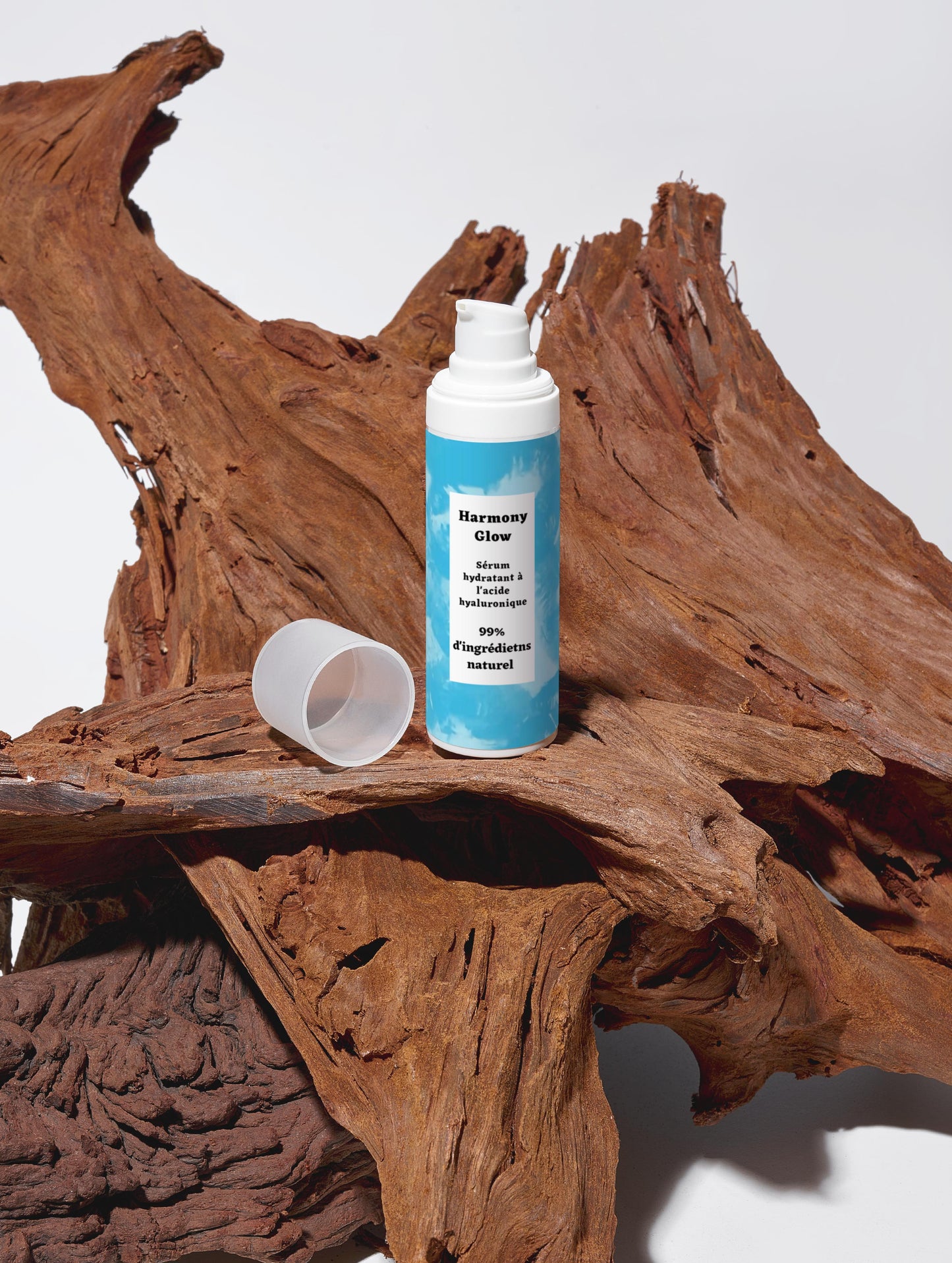 Sérum hydratant à l'acide hyaluronique, 99% d'ingrédients naturel, bio, 30ml