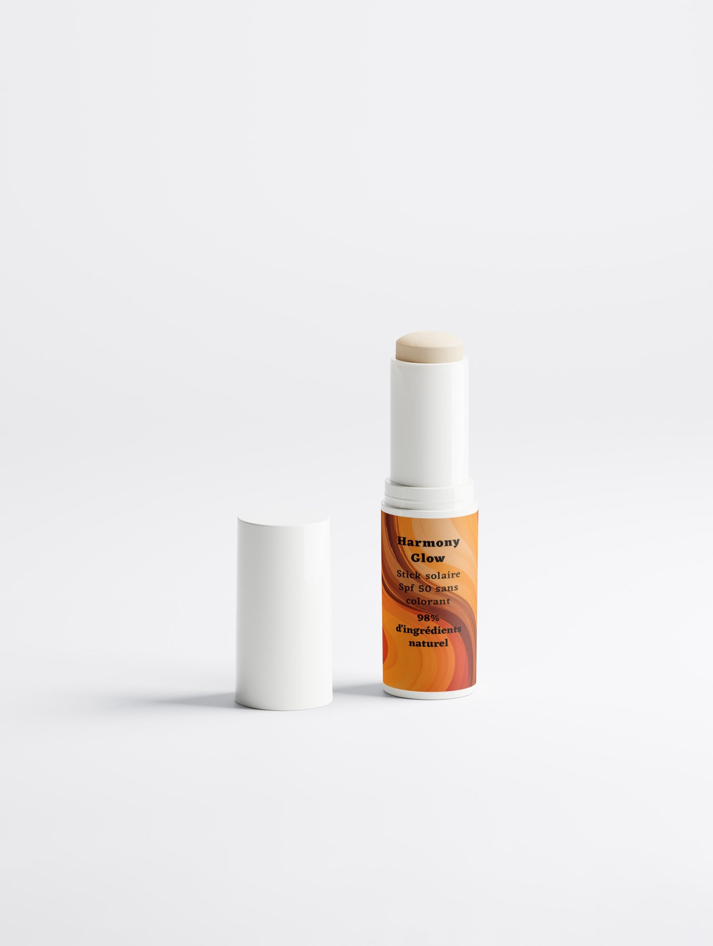 Stick de protection solaire SPF50, sans teint, bio