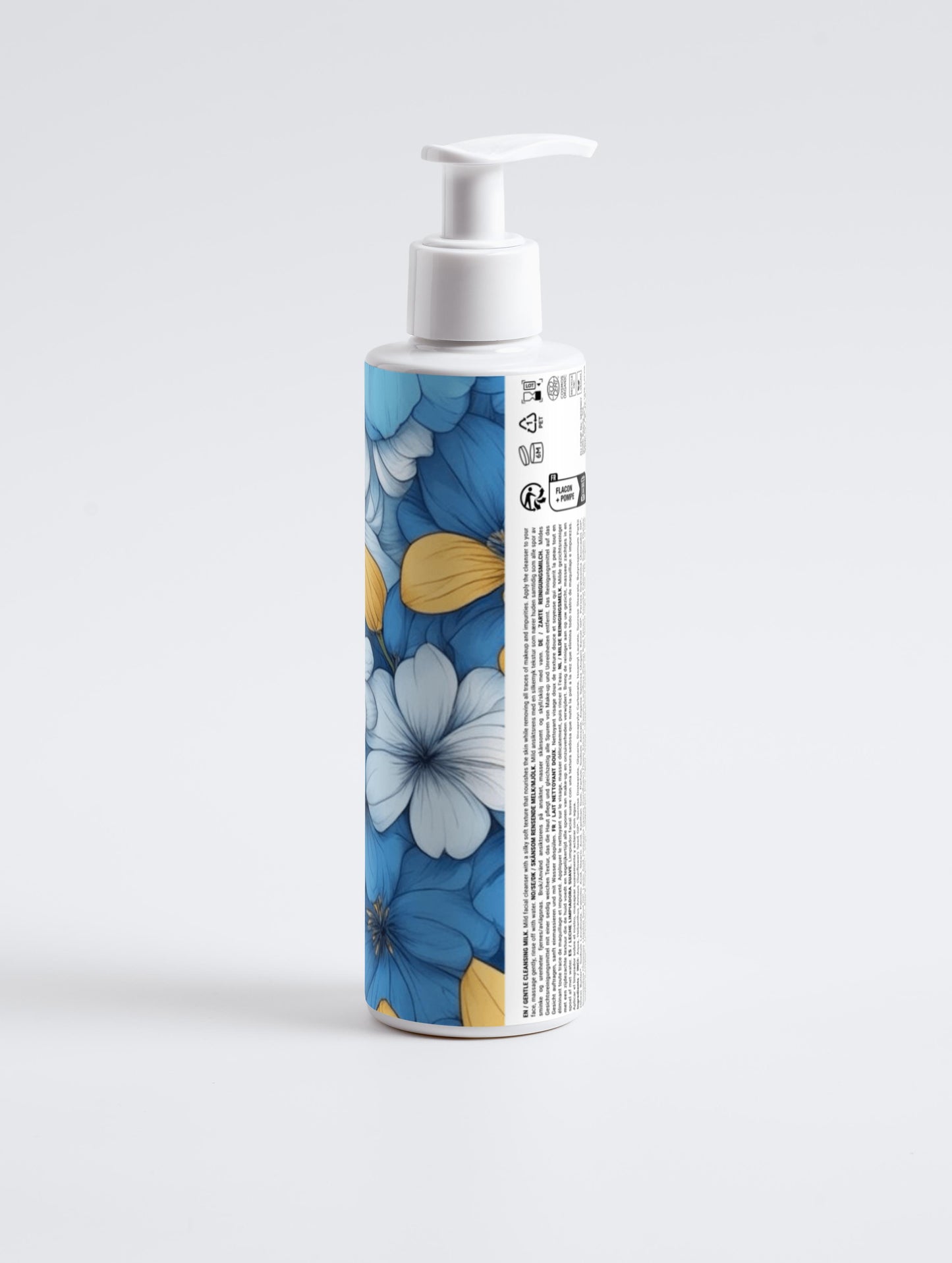Lait démaquillant doux, 98% d'ingrédients naturel, bio, 200ml