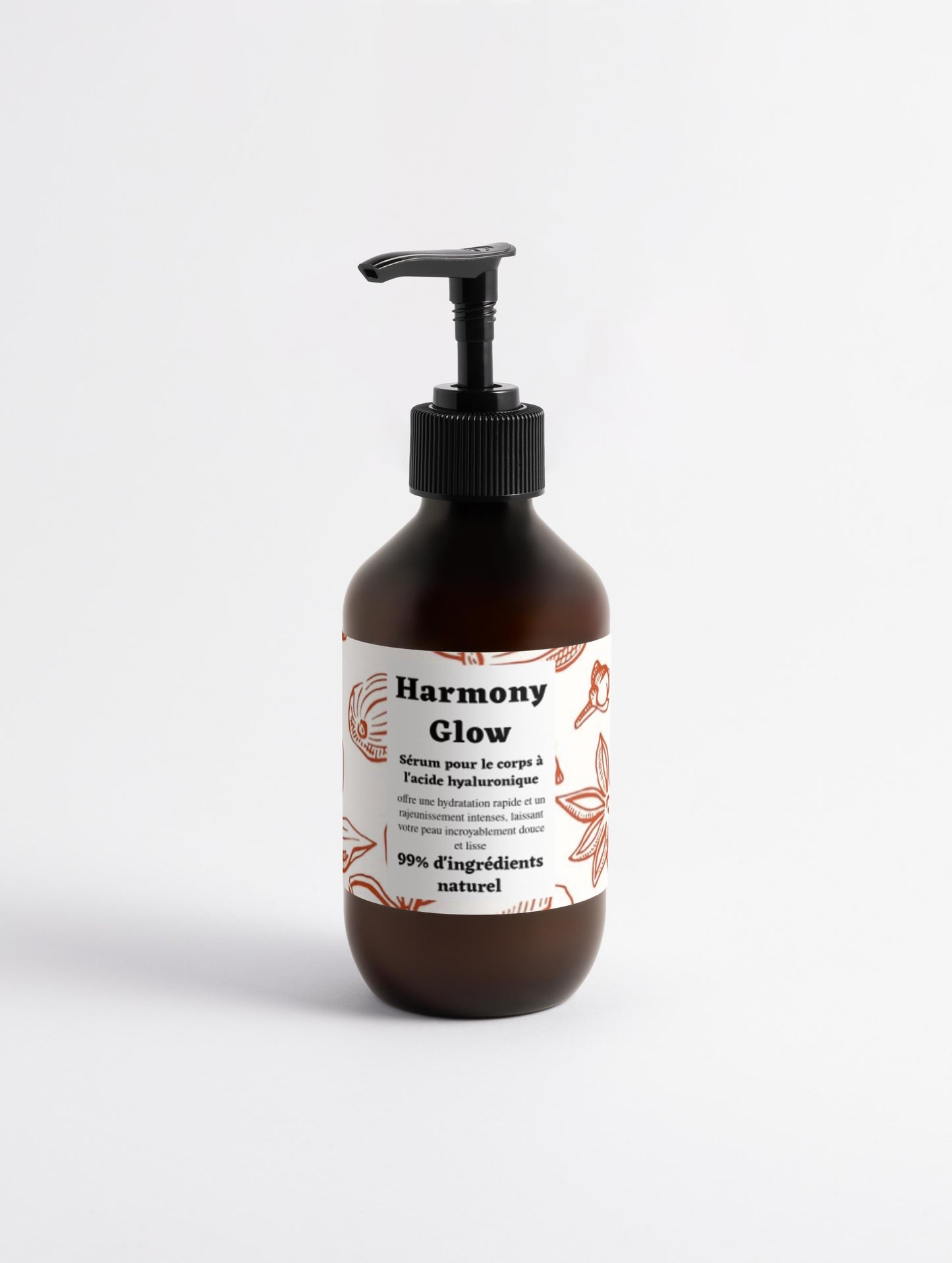 Sérum hydratant pour le corps, épice et bois de santal, 99% d'ingrédients naturel, bio, 270ml