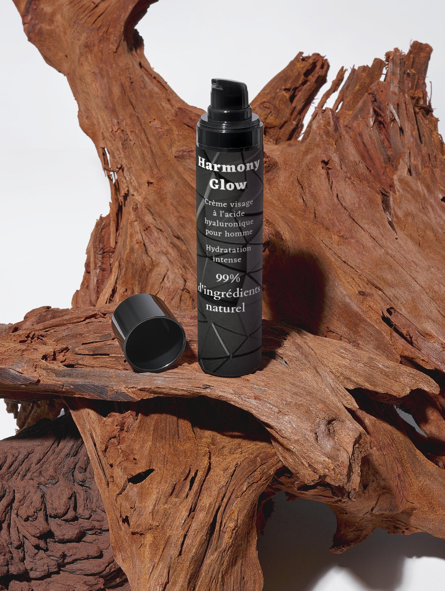 Crème visage à l'acide hyaluronique pour hommes, 99% d'ingrédients naturel, 50ml