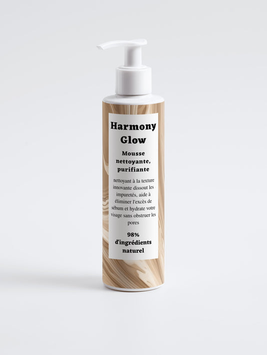 Mousse nettoyante, purifiante, 98% d'ingrédients naturel, bio, 190ml