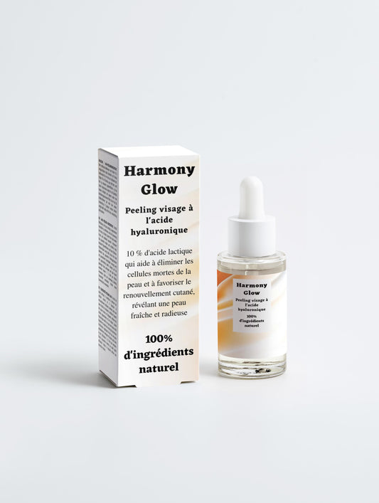 Peeling AHA à l'acide hyaluronique, 100% d'ingrédients naturel, bio, 30ml
