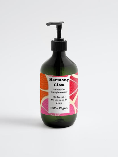 Gel douche, pamplemousse, 98% d'ingrédients naturel, bio, 490ml