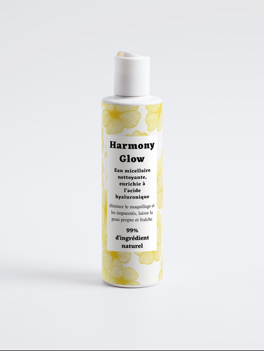 Eau micellaire nettoyante à l'acide hyaluronique, 99% d'ingrédients naturel, bio, 200ml