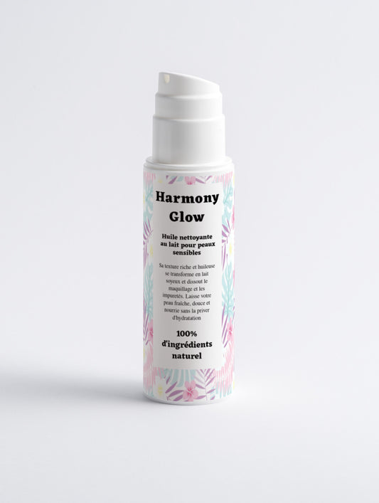 Huile nettoyante au lait pour peaux sensibles, 100% d'ingrédients naturel, bio, 150ml