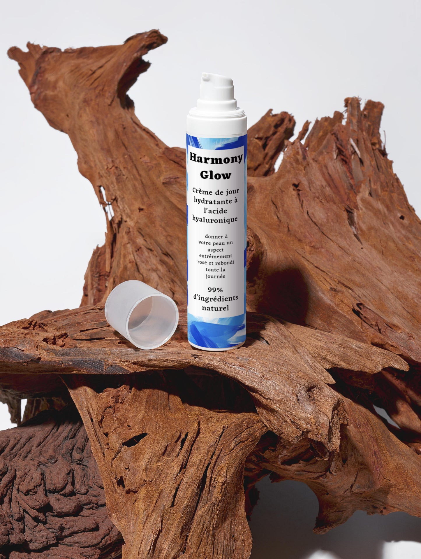 Crème de jour hydratante à l'acide hyaluronique, 99% d'ingrédients naturel, bio, 50ml