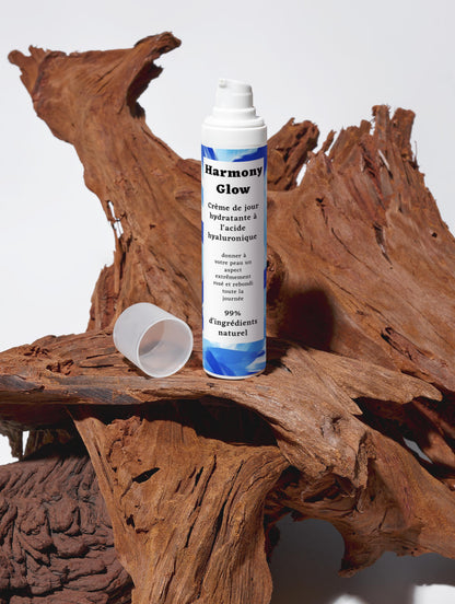 Crème de jour hydratante à l'acide hyaluronique, 99% d'ingrédients naturel, bio, 50ml